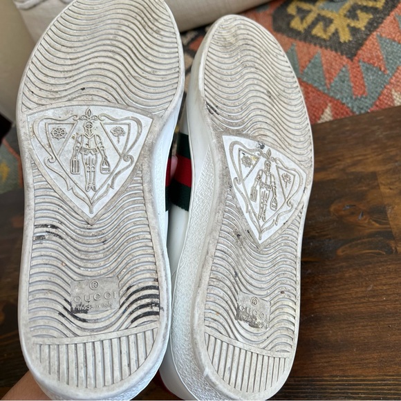 GUCCI Ace Kingsnake Embroidered Mens Sneakers 9 (US9.5) - Picture 14 of 16